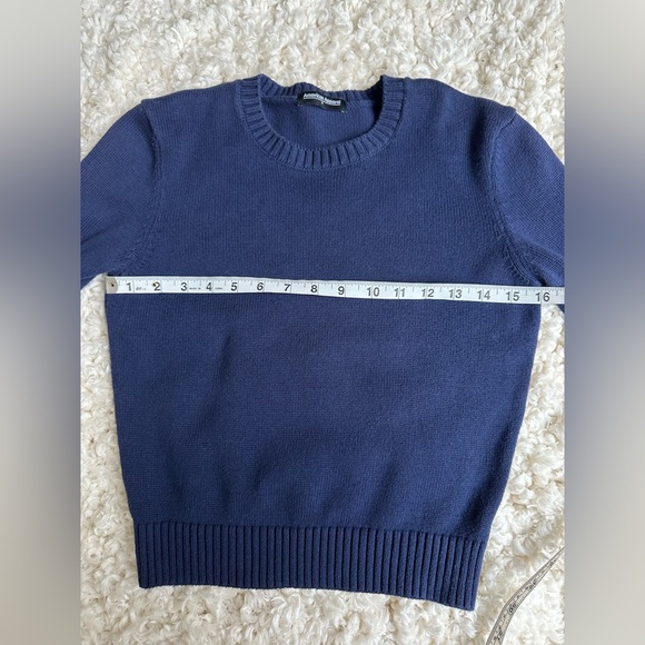 American Apparel - Cropped Sweater - Navy - Size M - Picture 7 of 9